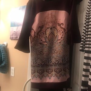 Colorful dress. No smoking home size 14